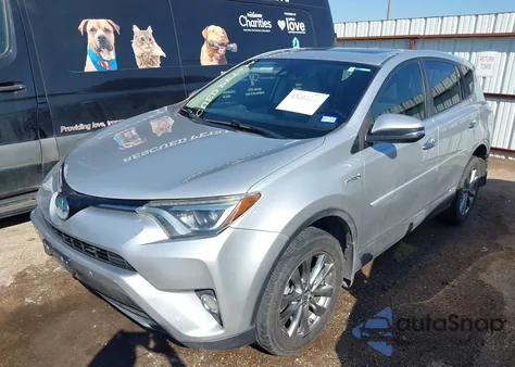 2016 Toyota Rav4 Hybrid Limited z USA, uszkodzony, nr VIN JTMDJREV2GD012869